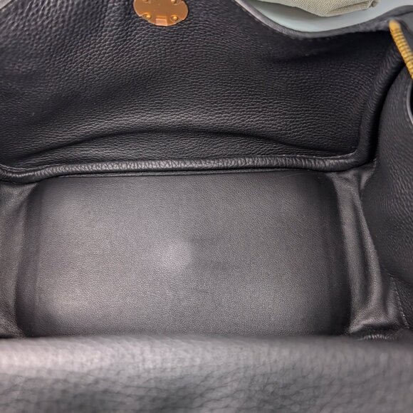 Hermes Black Taurillon Clemence Leather Lindy 26 - Picture 15 of 16